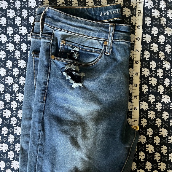Articles of Society Frayed Jean Skinny Crop Size 28 New Condition NWT - Picture 12 of 13